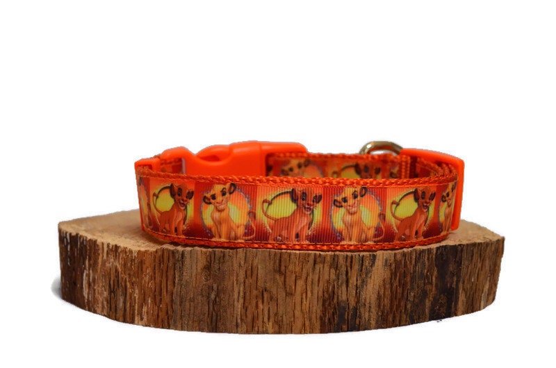 The Lion King Dog Collar Simba Nala Disney Dog Collar Etsy