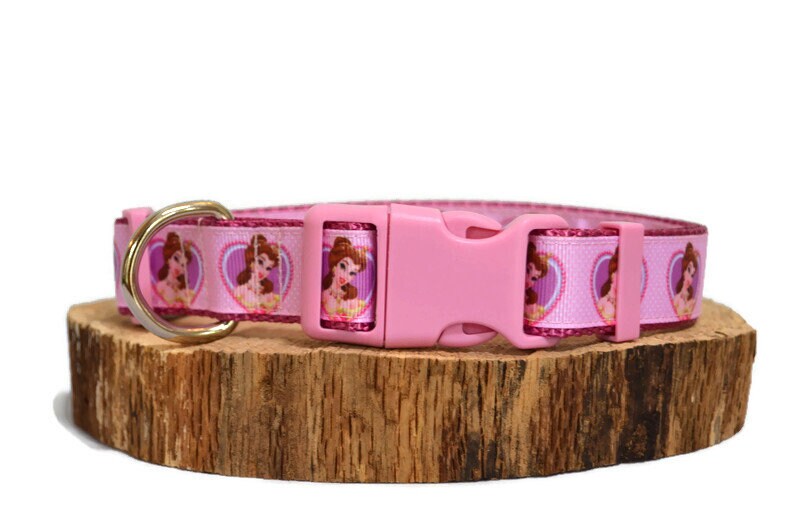 Disney's Belle Dog Collar Beauty and the Beast Princess Etsy