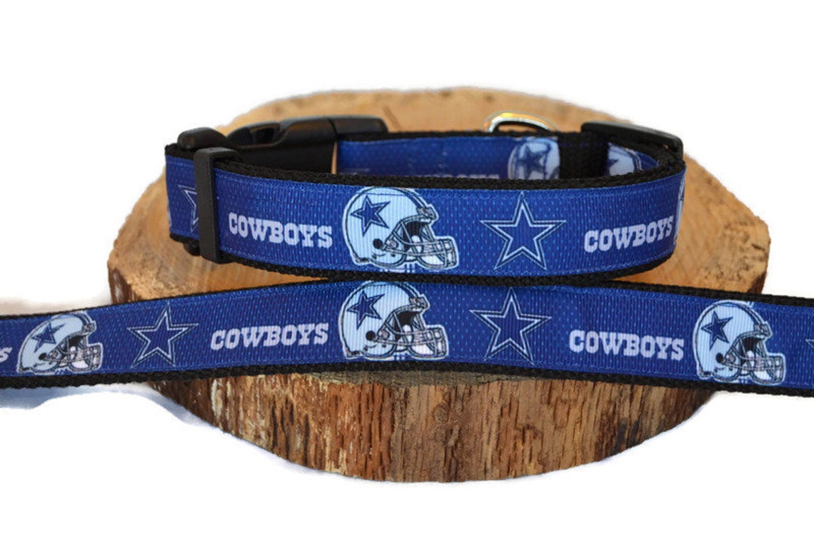 NFL Cowboys Dog Collar Dallas Cowboys Fan Cowboys Blue Dog | Etsy