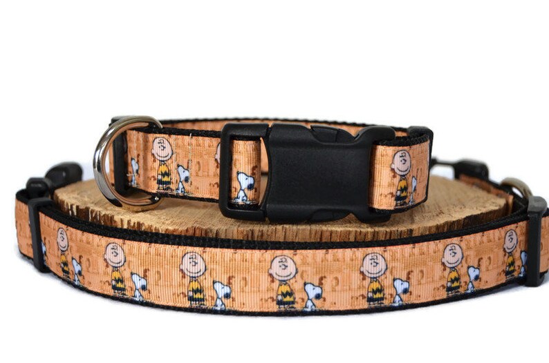 Charlie Brown & Snoopy Dog Collar Peanuts Dog Collar 1 Etsy