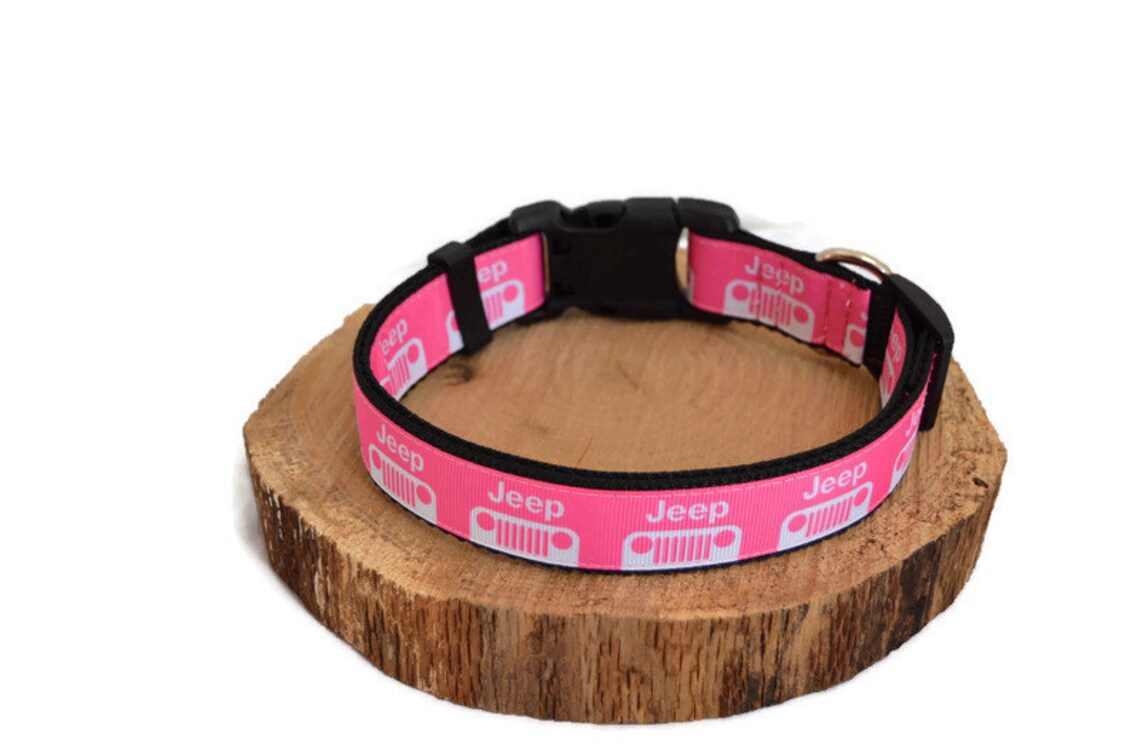 Pink Jeep Dog Collar Jeep Life Jeep Girl Etsy