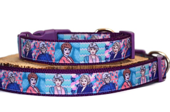 Golden Girls Dog Collar Senior Dog Collar Etsy Canada