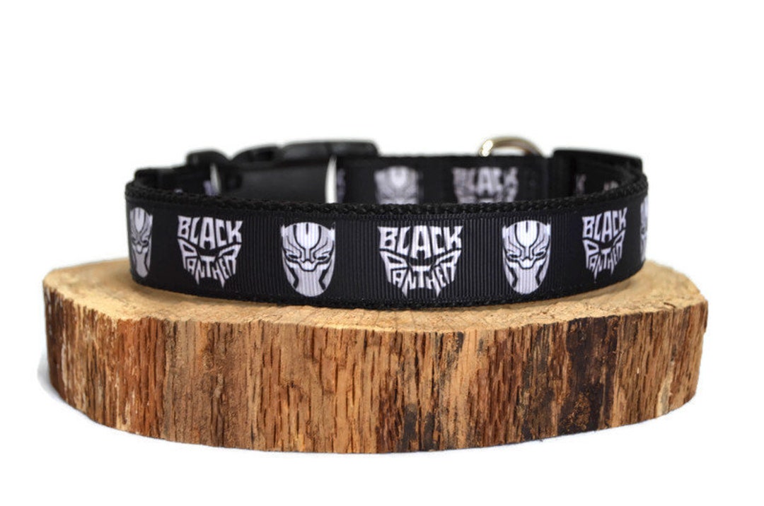 Black Panther Dog Collar, Marvel Dog Collar, Wakanda Dog, Comic Dog