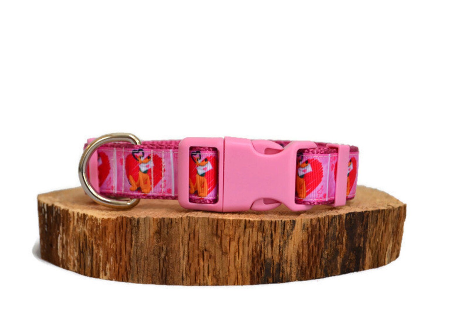 Pluto Heart Dog Collar Disney's Pluto Pup Dog Collar Etsy