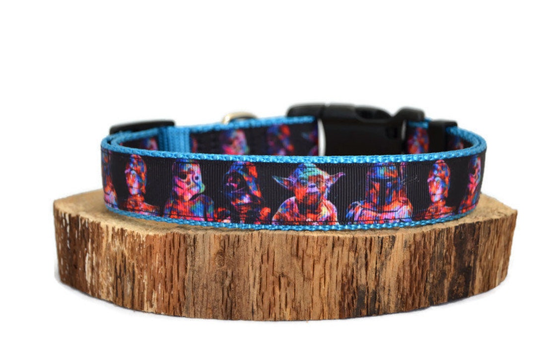 Boba Fett Dog Collar Star Wars Dog Collar Vibrant Colors Etsy