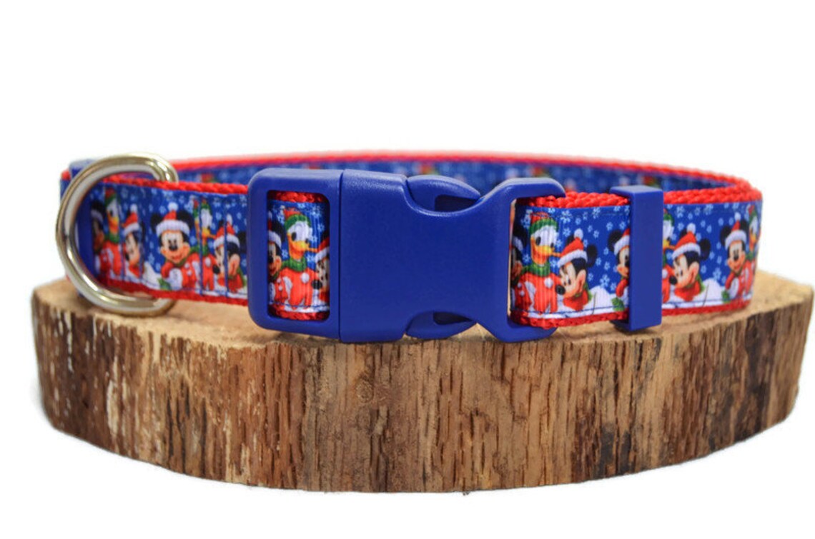 Disney Christmas Collar Mickey Mouse Christmas Disney Dog Etsy