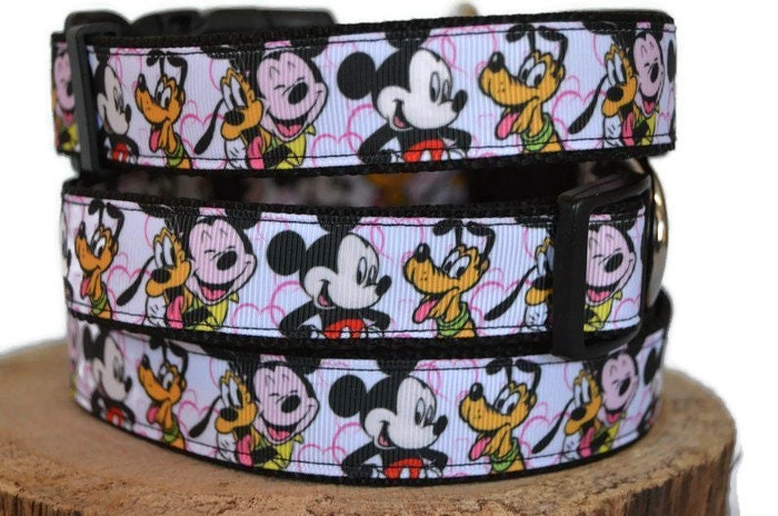 mickey mouse dog collar