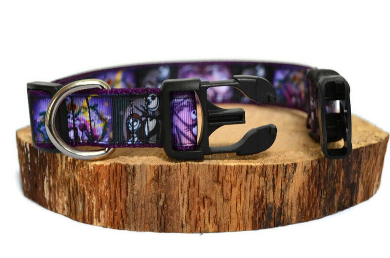 Jack & Sally Nightmare Before Christmas Dog Collar Disney Dog Etsy