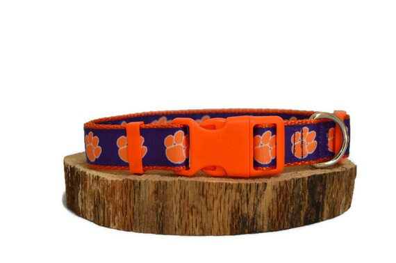 clemson dog collar