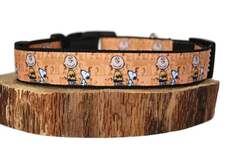 Charlie Brown & Snoopy Dog Collar Peanuts Dog Collar 1 Etsy