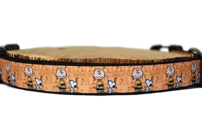 Charlie Brown & Snoopy Dog Collar Peanuts Dog Collar 1 Etsy