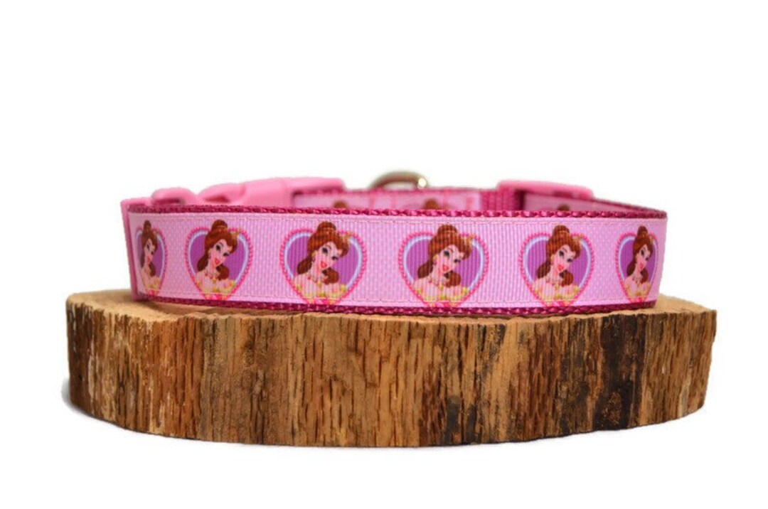 Disney's Belle Dog Collar, Beauty and the Beast Etsy