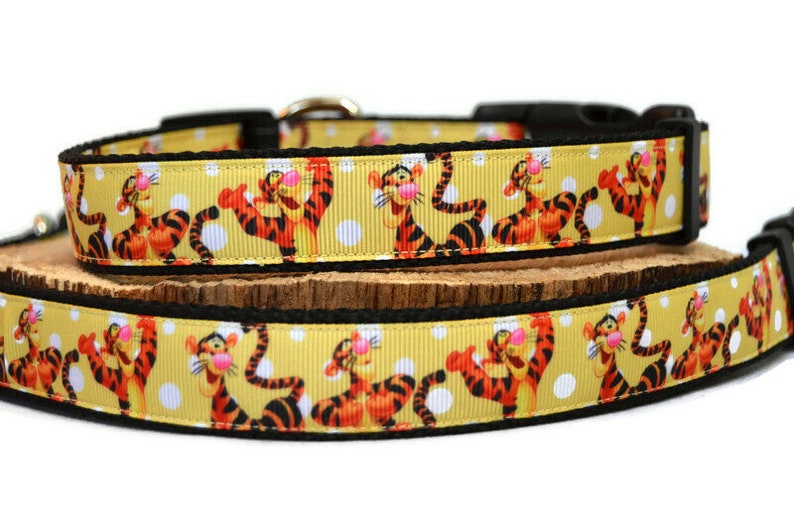 Tigger Dog Collar Disney Dog Collar Winnie the Pooh Dog Etsy