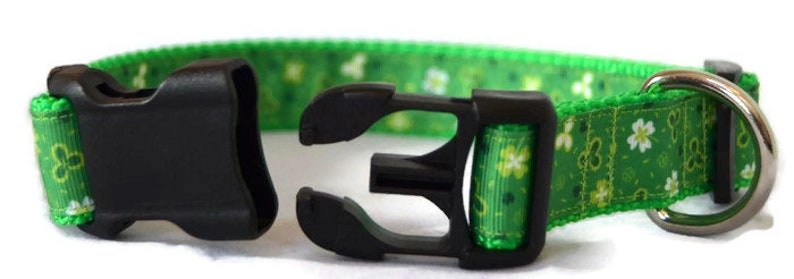 St Pattys Dog Collar Clover Dog Collar Green Dog Collar Lucky Dog