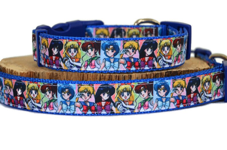 Sailor Moon Dog Collar Manga Dog Collar Anime Dog Collar Etsy