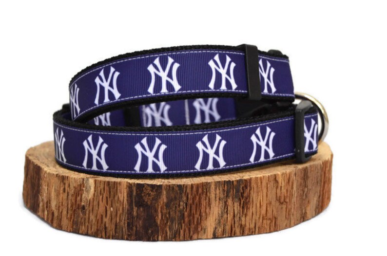 New York Yankees Dog Collar Baseball Dog Collar Sports Dog Etsy