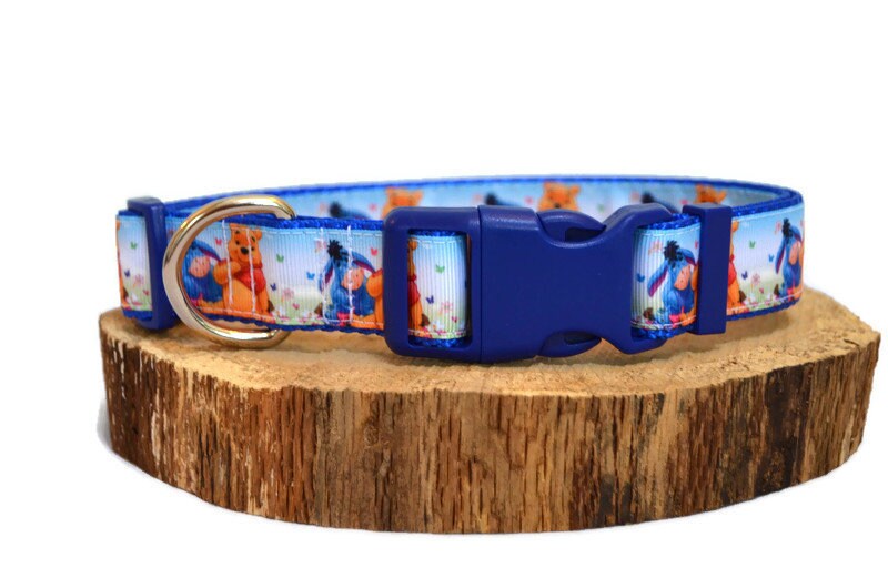 Winnie the Pooh & Eeyore Dog Collar Best Friends All Sizes Etsy