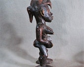8 quot Senufo Female Sculpture, Standing, Rich Patina, Fine Wood Carving