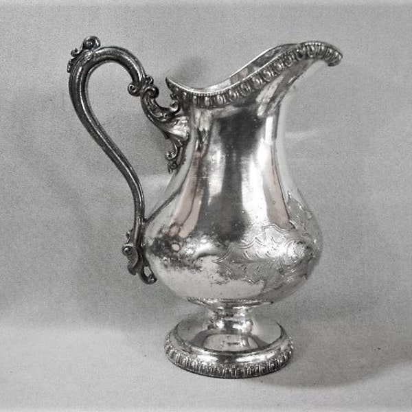 Silver Plate Creamer - Rogers-Smith & Co. New Haven - 1859
