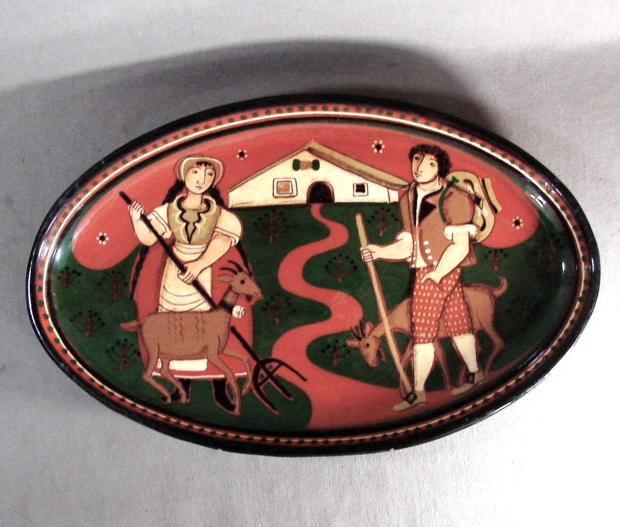 スイス　Schneider工房　ハンドペイント　ヴィンテージ大皿　レアサイズ il_fullxfull.5471026442_nrgk.jpg