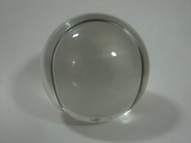 Tiffany and Co Crystal Glass Tennis Ball Paperweight - Etsy