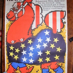 Póster de película polaca original JAKOB EROL 1970 Love or Leave