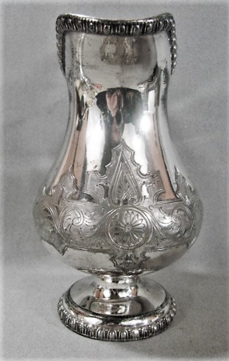 Silver Plate Creamer RogersSmith & Co. New Haven 1859 Etsy
