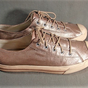 Ralph Lauren Gold Sneakers, Size 9, Great Condition