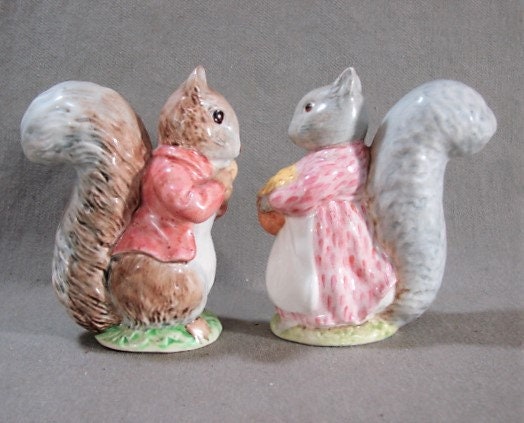 BESWICK ENGLAND Goody Tiptoes 陶器オブジェ Beswick Goody Tiptoes – Beatrix Potter Figurines.