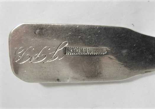 4 Coin Silver Spoons Rhode Island & Massachusetts Ca 1845 | Etsy