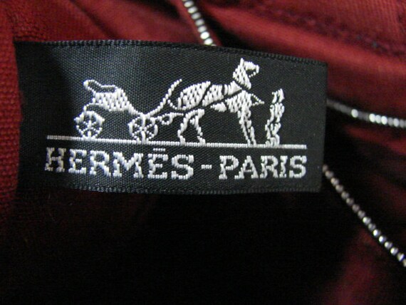 Hermes Fourre Tout Red Canvas Bag, Interior and E… - image 4