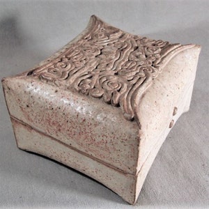 MCM Ceramic Box, Biomorphic Design, Footed Base, Artist Signed - Etsy