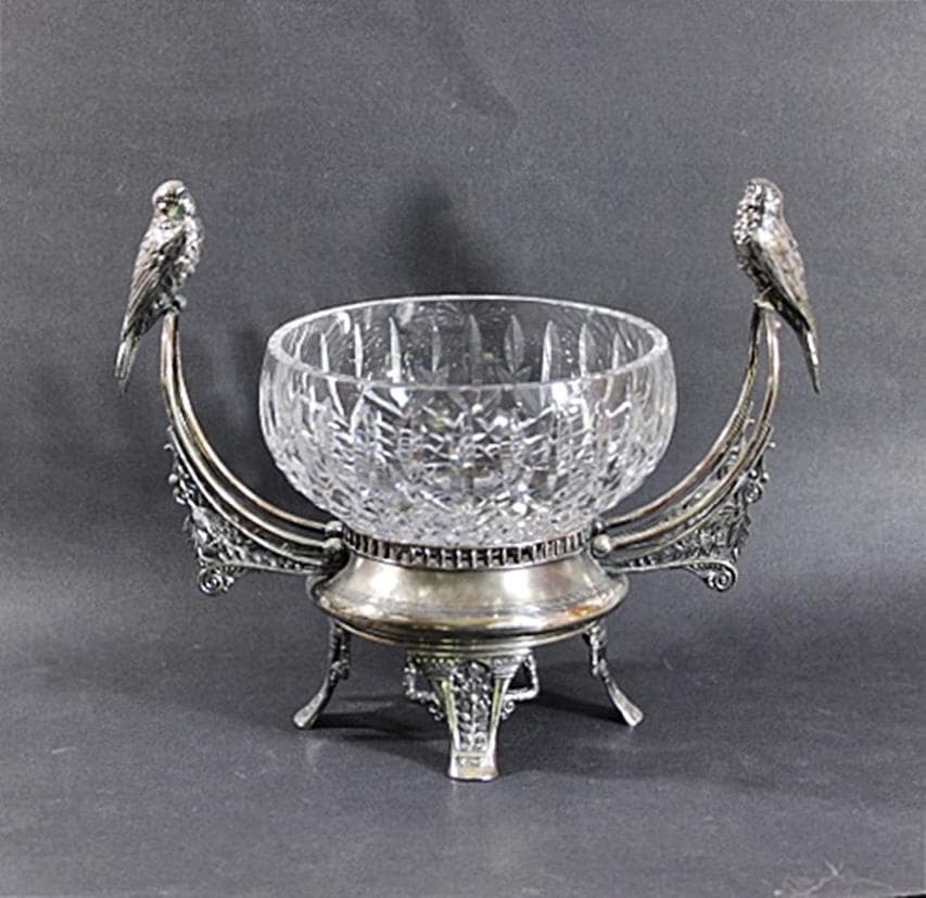 Antique Crystal Brides Basket - Etsy