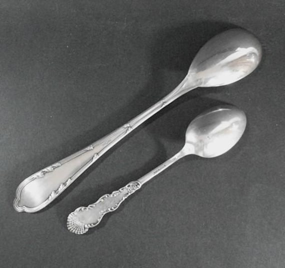 Serving Spoon Holmes And Edwards Sterling Silver Pair Sterling
