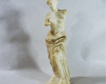 Venus De Milo Carved Stone Figure - Grand Tour Souvenir