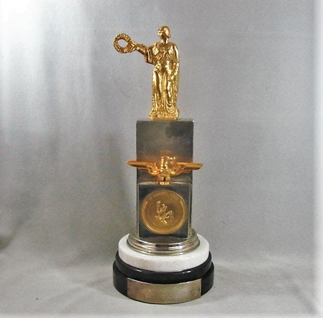 Large Ornate Tennis Trophy - Banana Bowl - Brazil - 1978