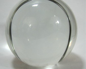 Tiffany and Co Crystal Glass Tennis Ball Paperweight - Etsy