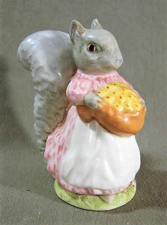 Pair Beatrix Potter Beswick Gold Mark, Timmy and Goody