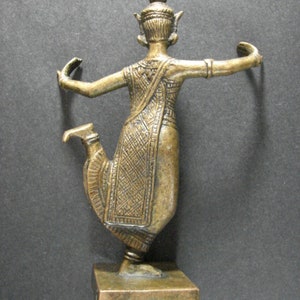 Group Thai and Java Bronze Figures, Vintage 20th Century, Dancer ...