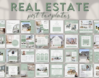 Real Estate Social Media Posts Templates,Realtor Instagram Posts Templates,Real Estate Agent Posts,Property Posts,Real Estate Marketing Gr2