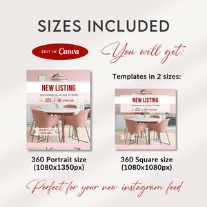 Real Estate Instagram Posts Bundle, Realtor Full Year Posts Bundle, 12 Monthly Realtor Social Media Posts , Editable Canva Post Template image 4