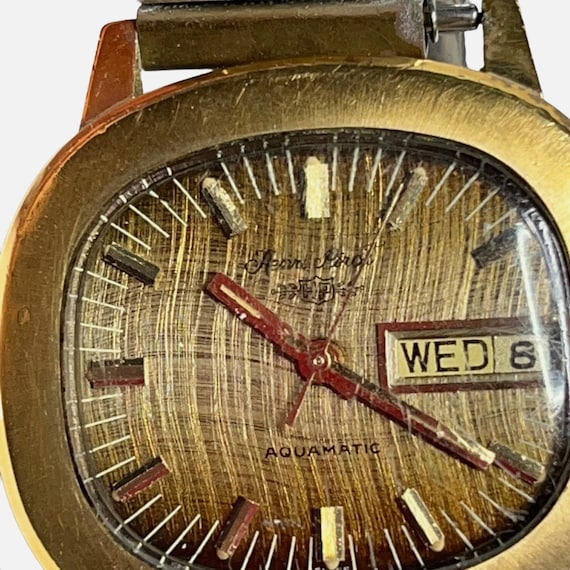 Henri Pirot Aquamatic Wrist Watch Stainless Steel… - image 9
