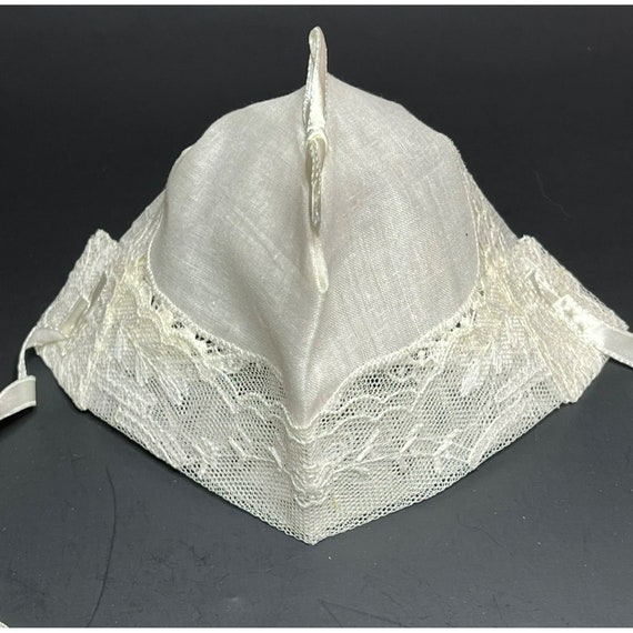 Antique "Magic Hanky" Bridal Handkerchief Baby Bo… - image 4