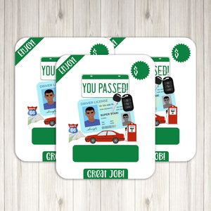 Gas Geldkarte, Teen Geschenkkarte, Gas Karte, Gas Geschenkkarte, Neuer Fahrer Geschenkkarte