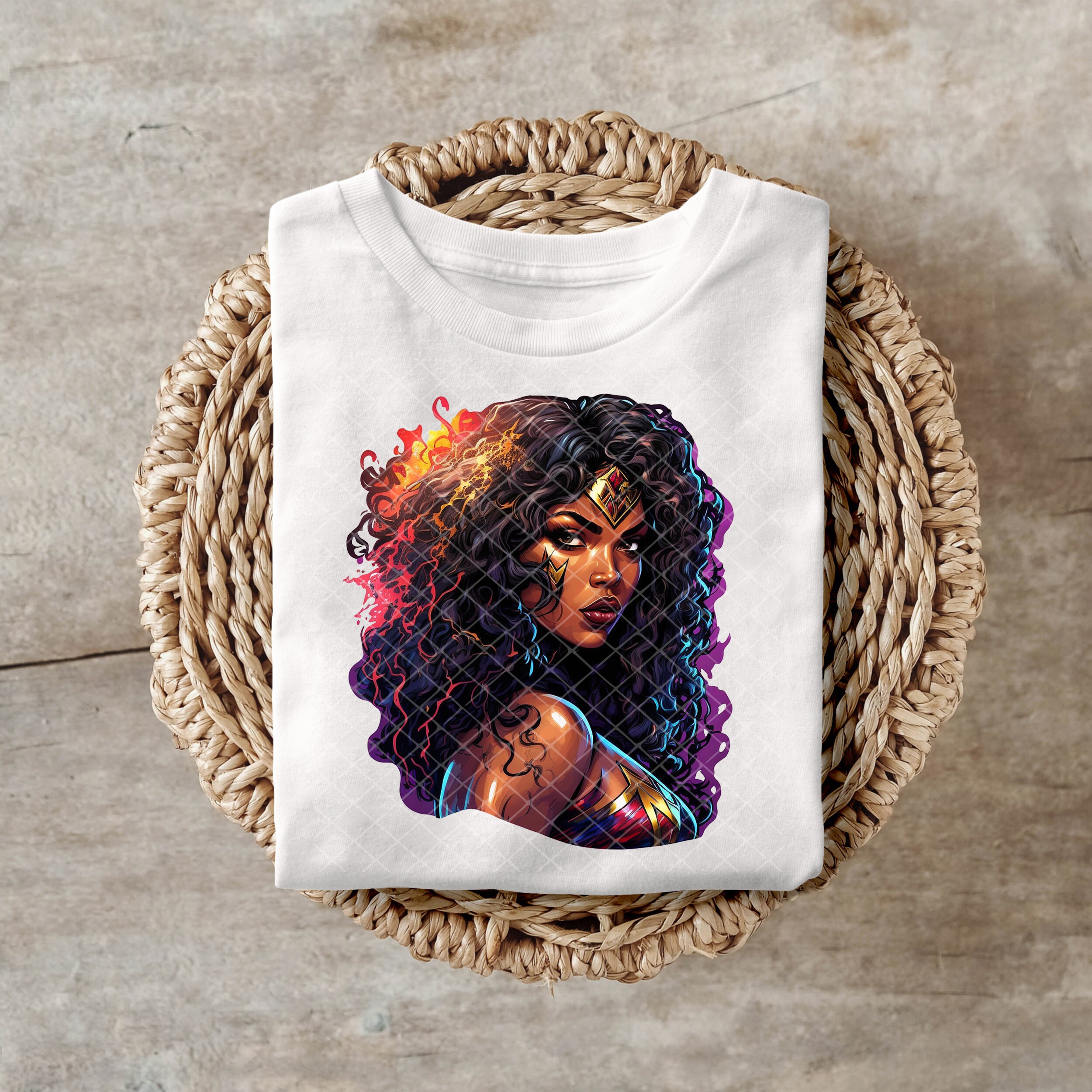 African american best sale wonder woman shirt