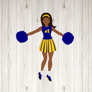 Cheerleader SVG, Cheerleader für Cricut, Opt. 3