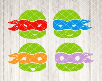 Ninja Turtles SVG, TMNT PNG (Digital Download)