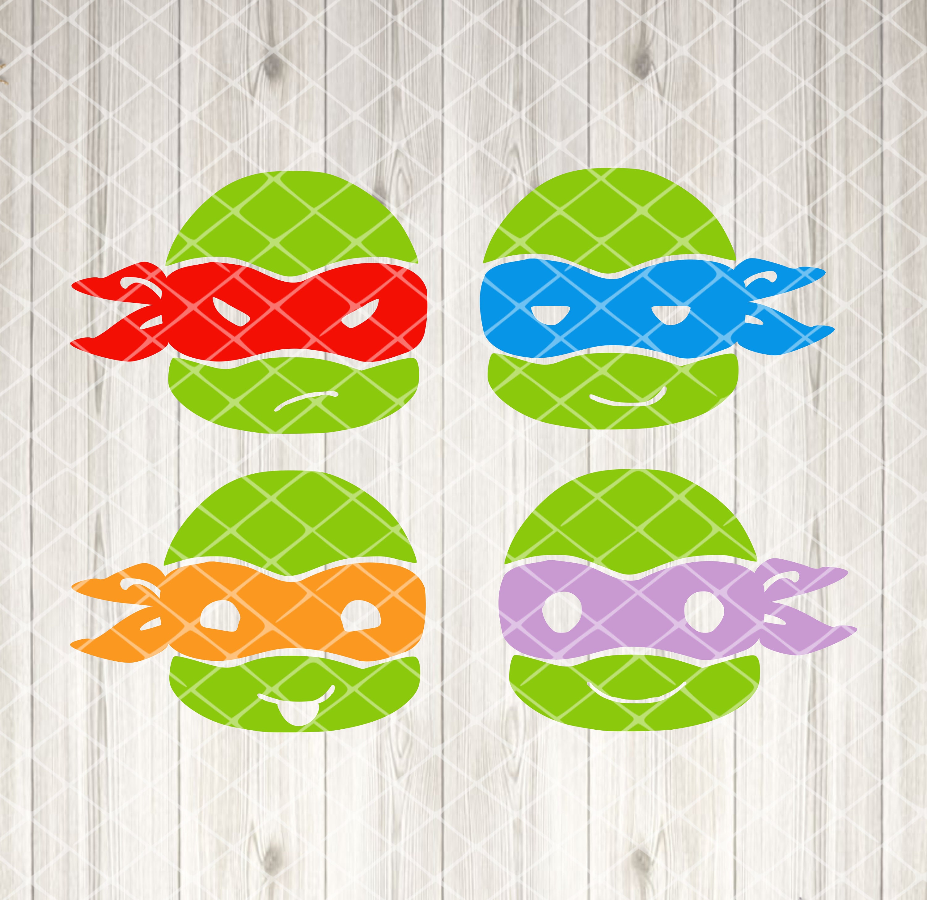 Teenage Mutant Ninja Turtles SVG Design File - SVGBees