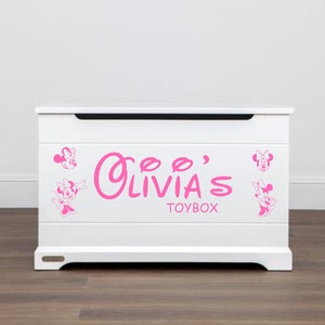 Personalised disney toy box best sale