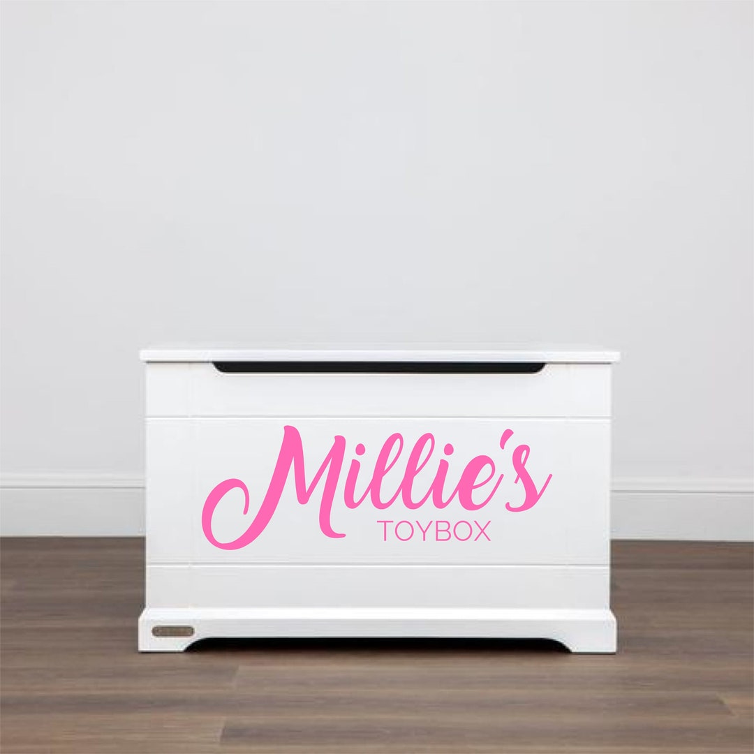 Personalised Vinyl Toybox Name Sticker Now With Free Postage Etsy UK